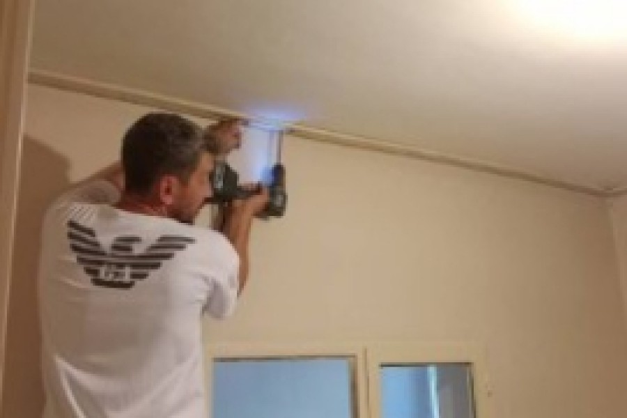 Balatçık Perdeci Korniş Montajı 