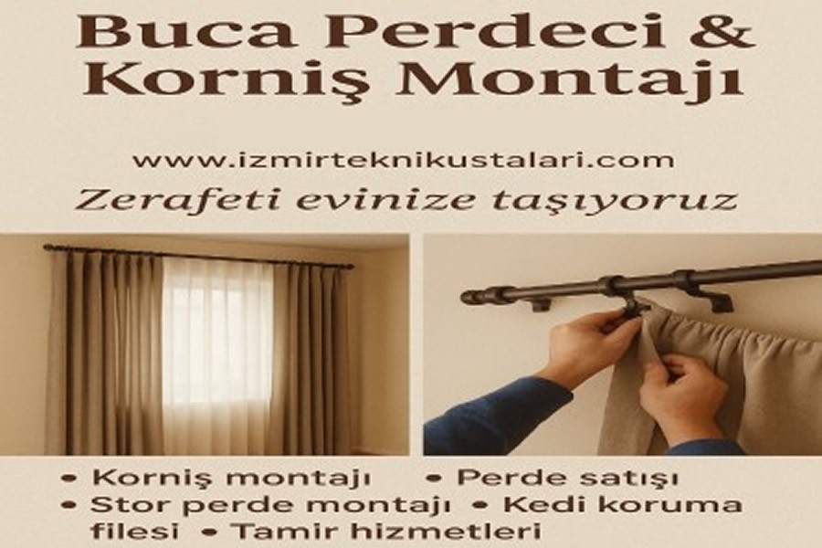 Buca koop korniş montajı